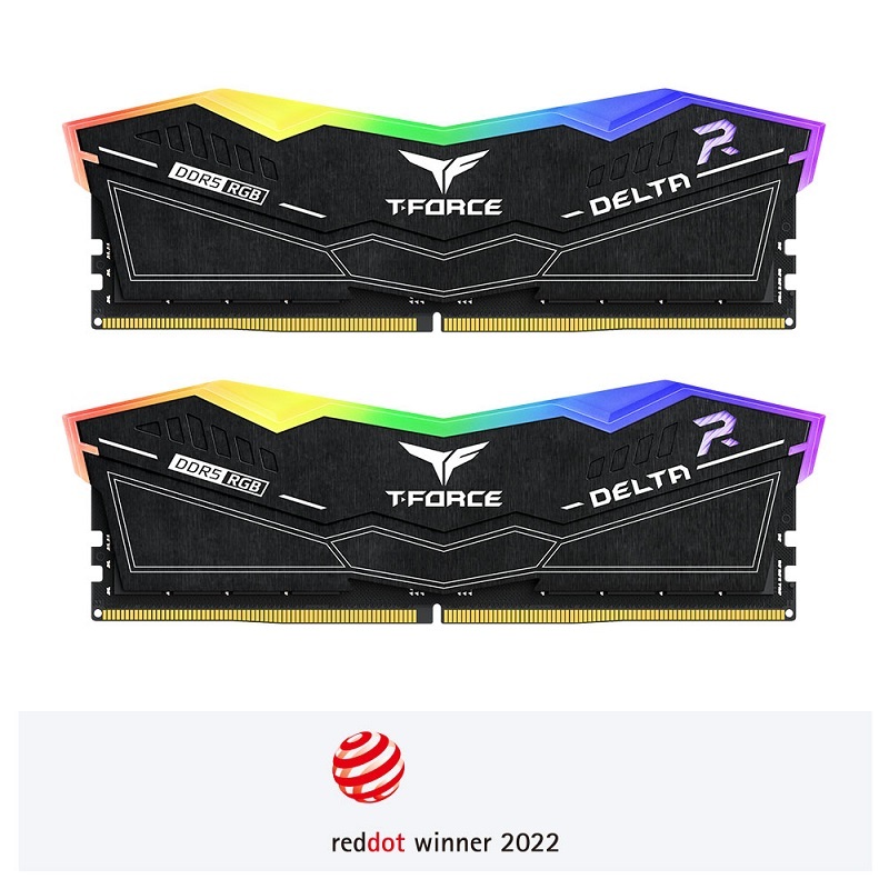 TEAM 十銓 T-Force DELTA 炫光 DDR5 6000 32GB(16GB*2) 白/黑 CL30