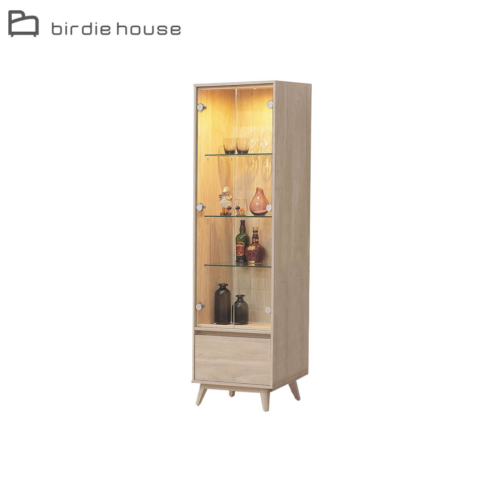 柏蒂家居-堤米2尺二門一抽展示櫃/收納置物櫃