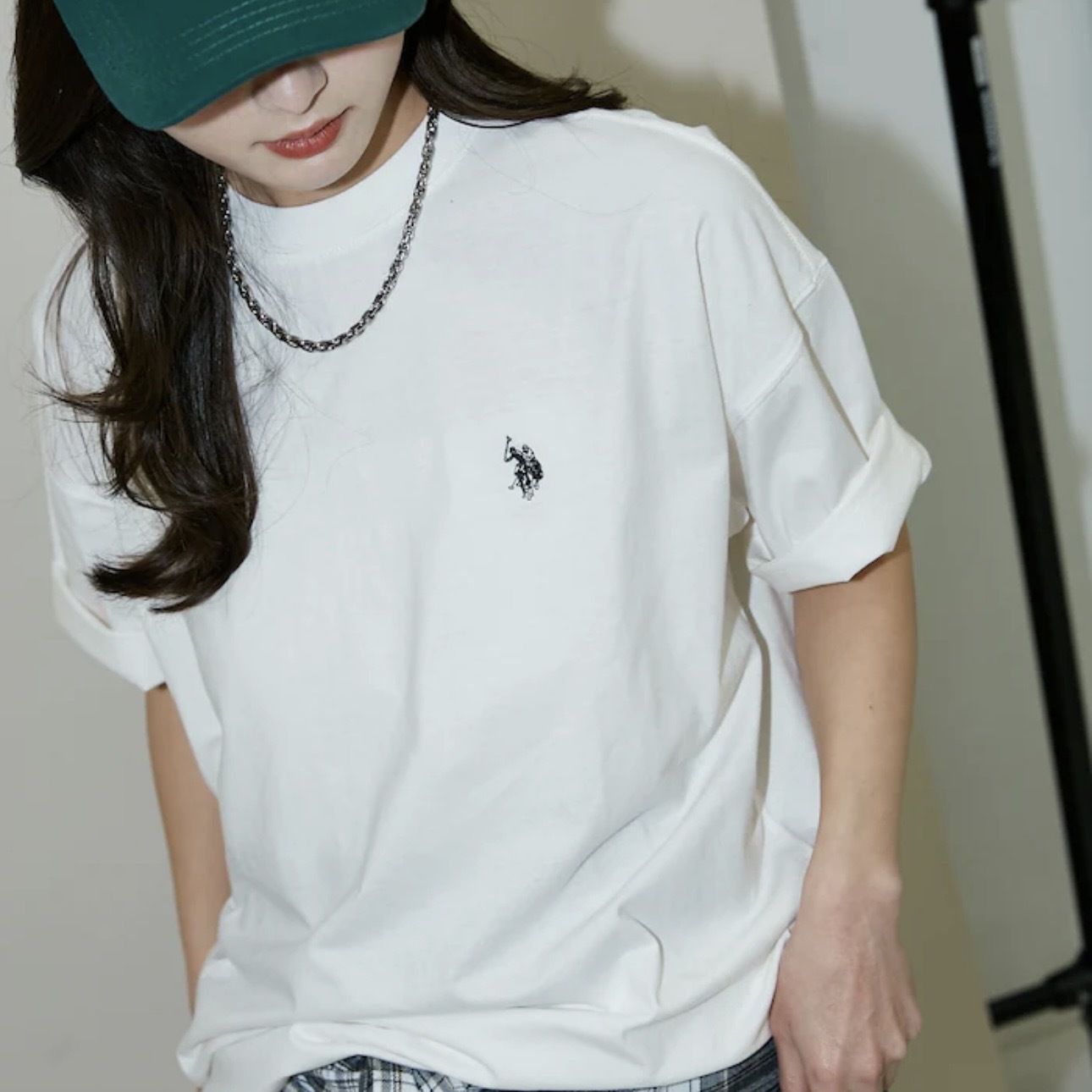 PUBLUX x U.S. POLO ASSN. 刺繡 速乾 圓領 短袖上衣 寬鬆 七色