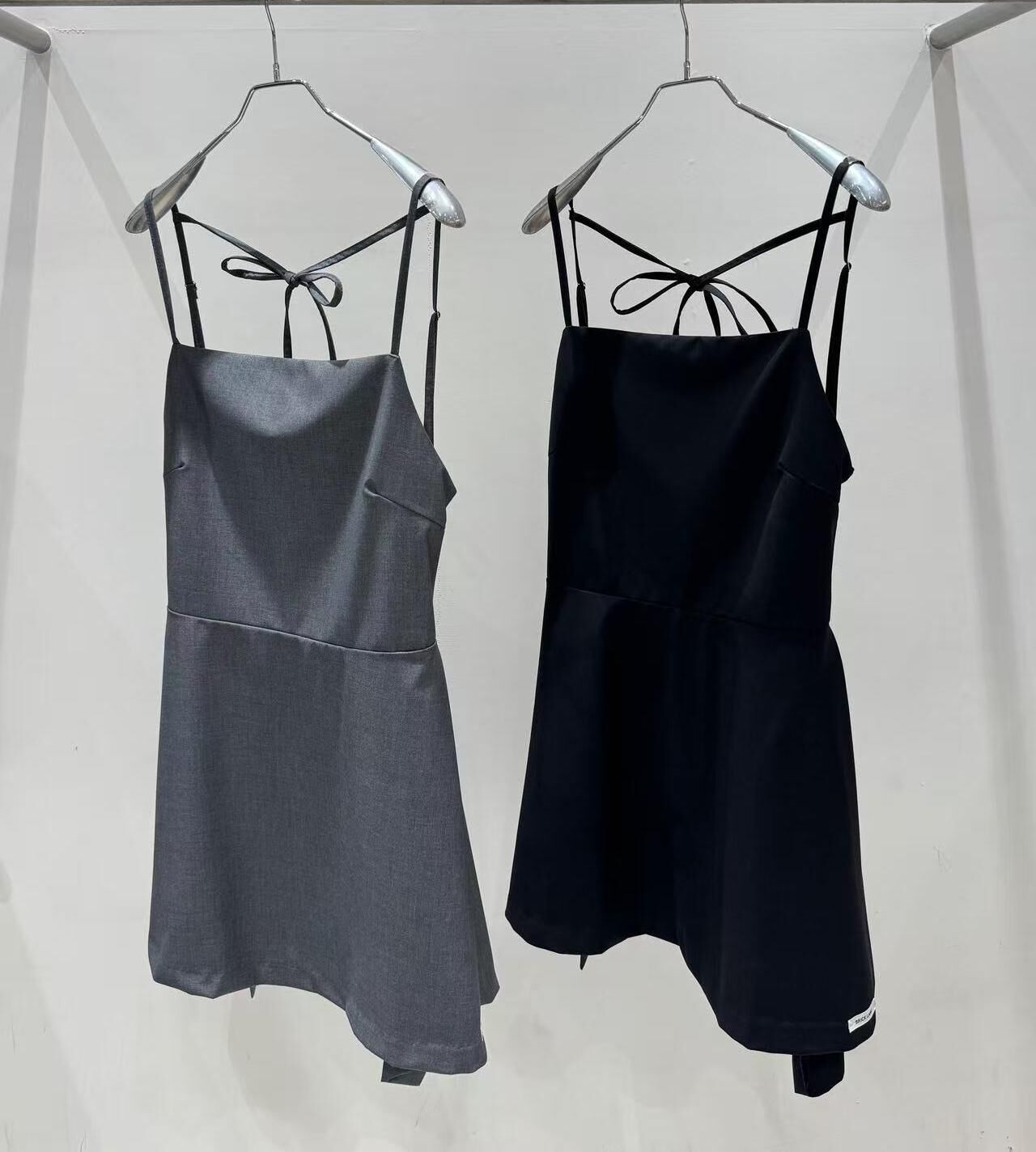 BL6012 後綁帶西裝款連身短裙