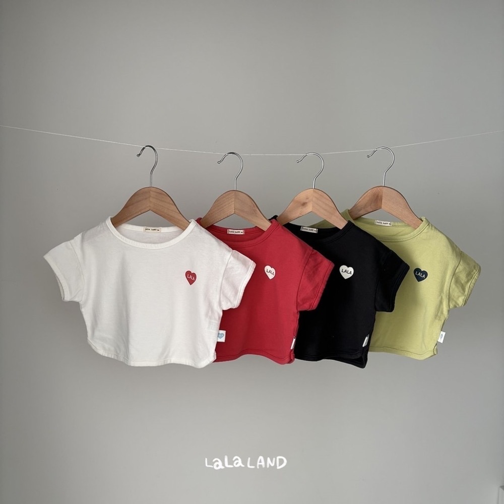 Lala land 愛心上衣 / 4色 (Bebe)