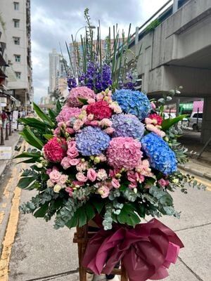 W -恭賀花籃/中西花籃-- 恭賀OPE_28025