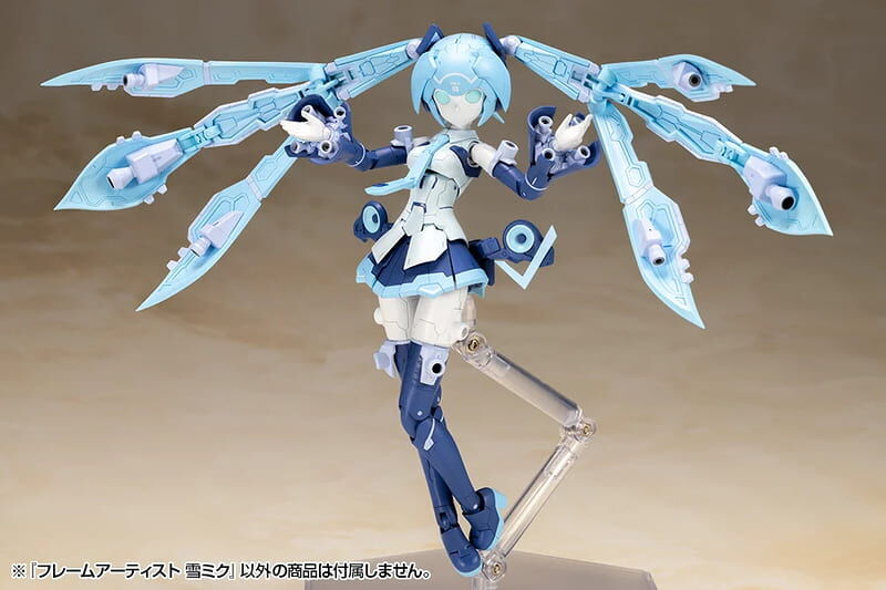 預購26/08 壽屋 代理版 組裝模型 Frame Arms 骨裝機兵 藝術家系列 雪初音