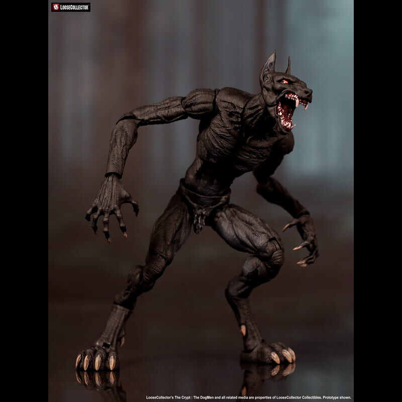 預購26/Q4 LC工作室 代理版 可動 8吋 傳奇生物系列 狗人 DOGMAN 狼人雪怪 黑色