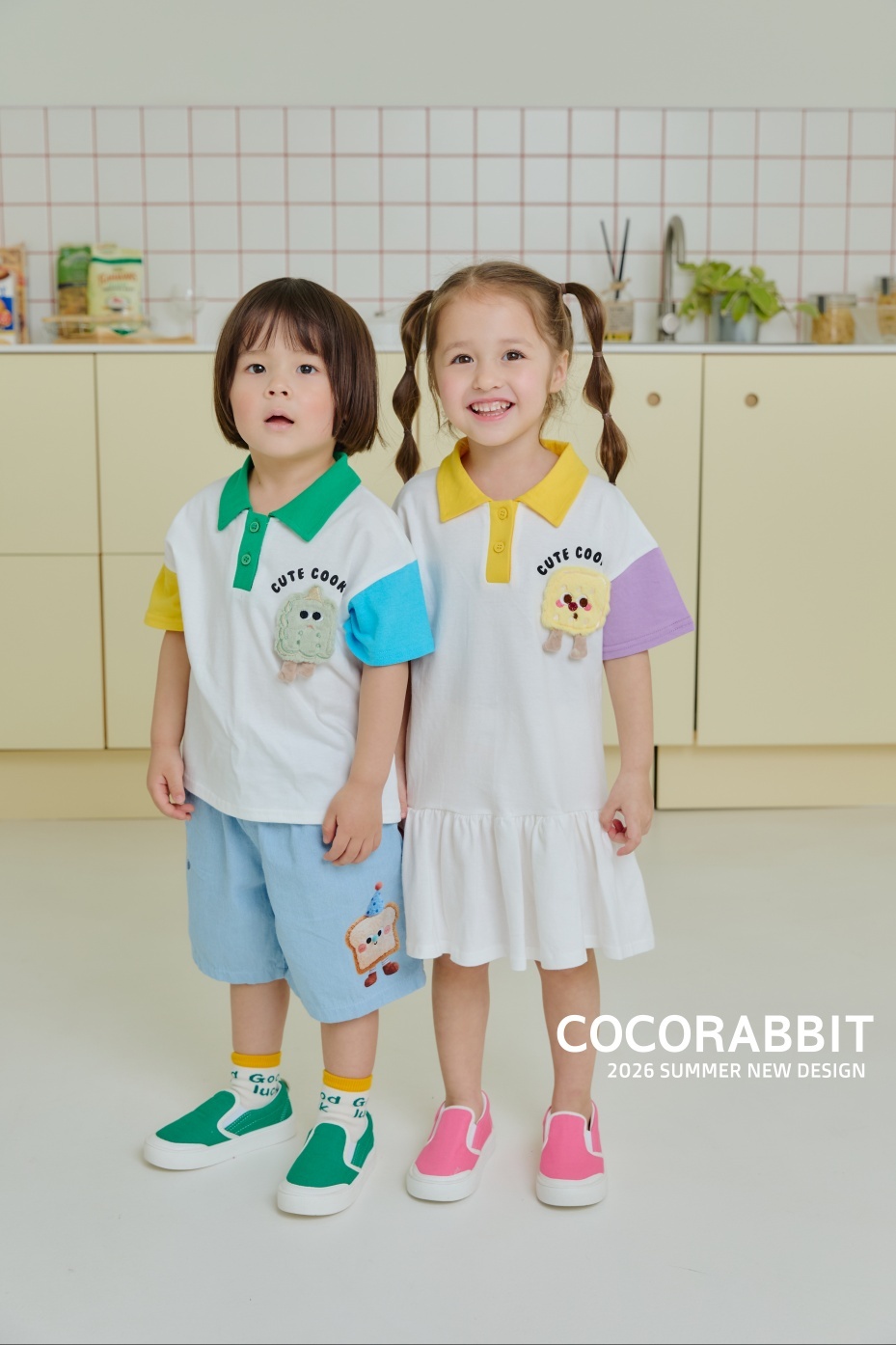 韓國🇰🇷COCORABBIT 可愛餅乾套裝/洋裝(S-2XL)