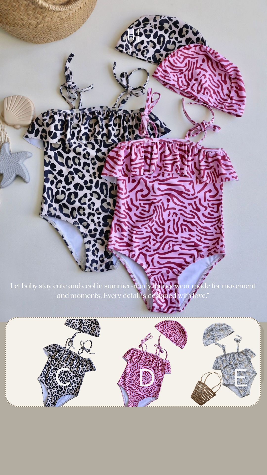 2026𓇼 ⋆.˚ 泳衣｜女童今夏連身泳衣連身大全集 ꕀꕀꕀ ＊附帽子