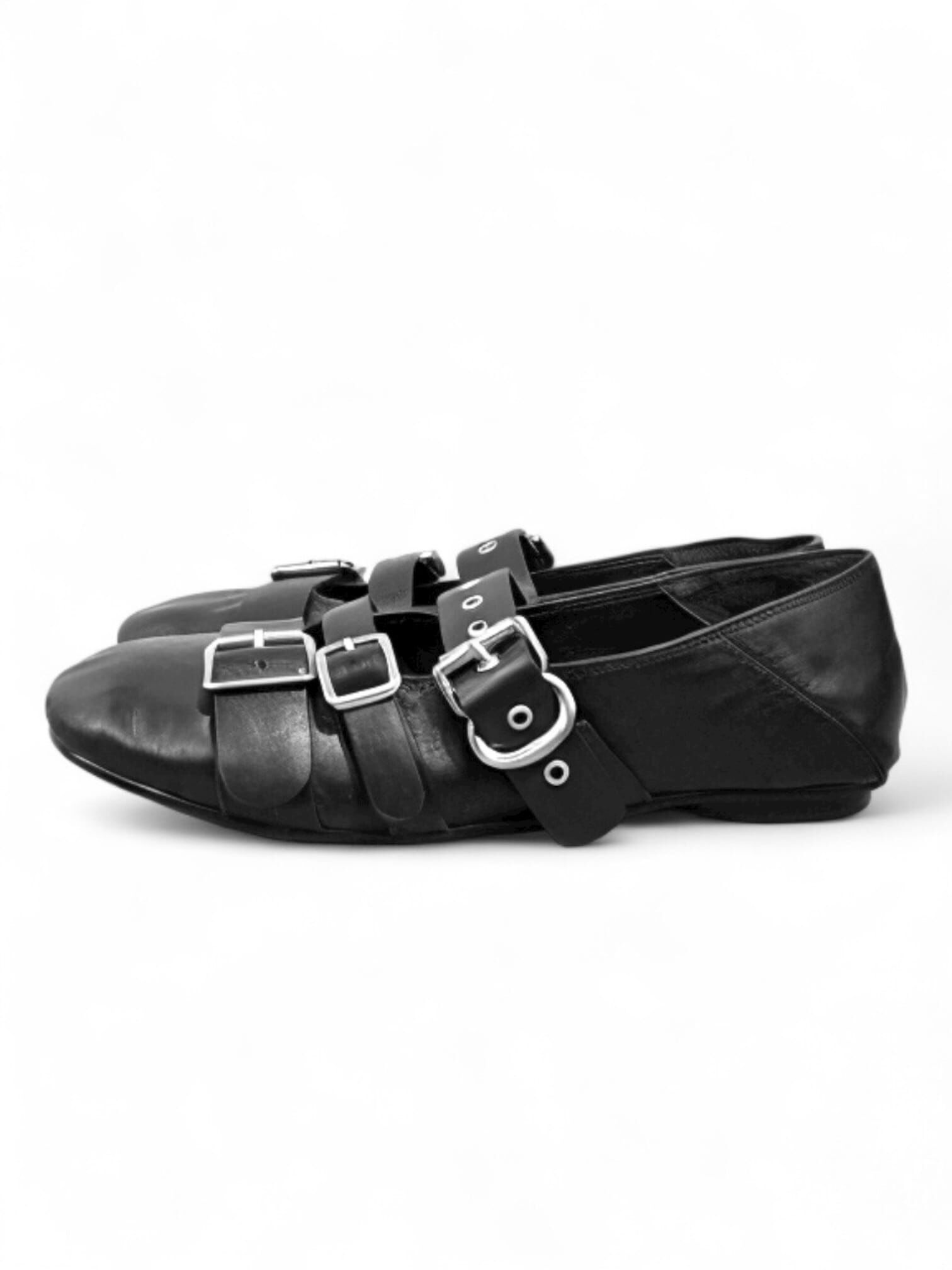 三粗幼搭帶皮芭蕾舞鞋（預購產品）