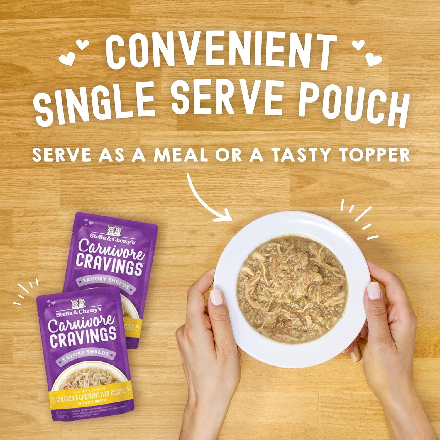 Stella & Chewy’s 肉絲主食包