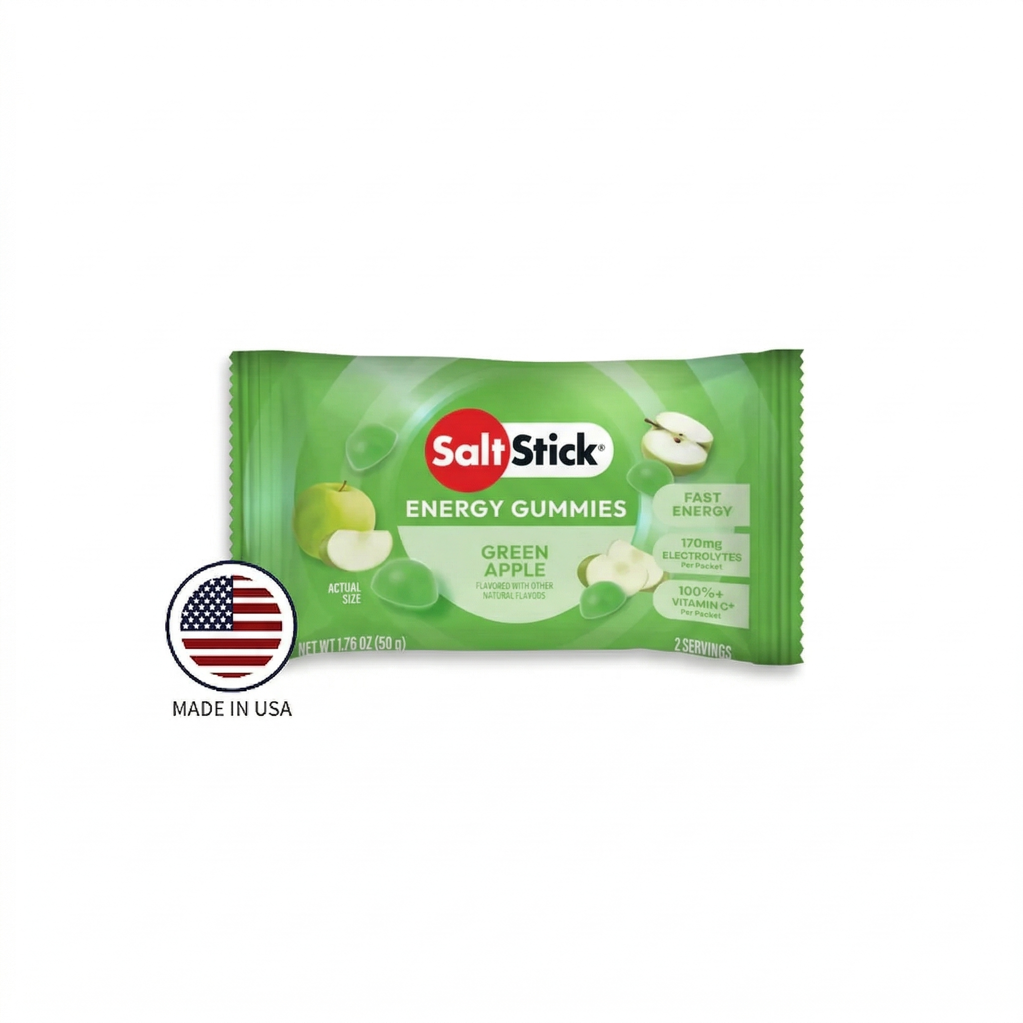 SaltStick 能量電解質軟糖 - 青蘋果風味