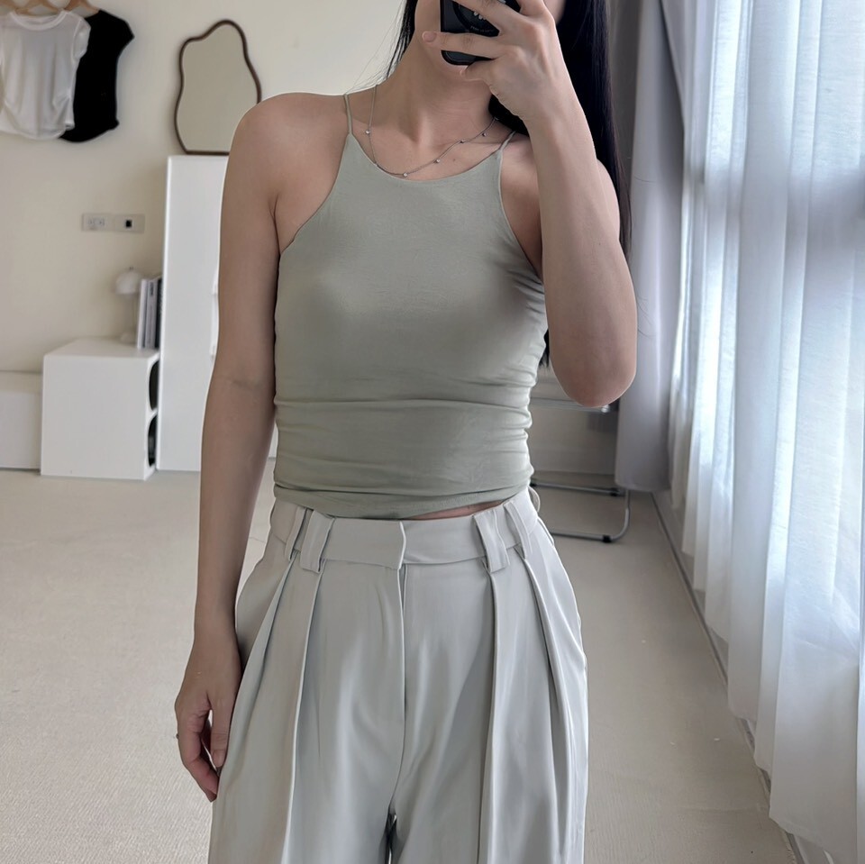 （三件$799免運）極細線削肩（bratop）（預購於5/14晚上12:00收單～預計3-6週才會收到！可接受再下單唷）