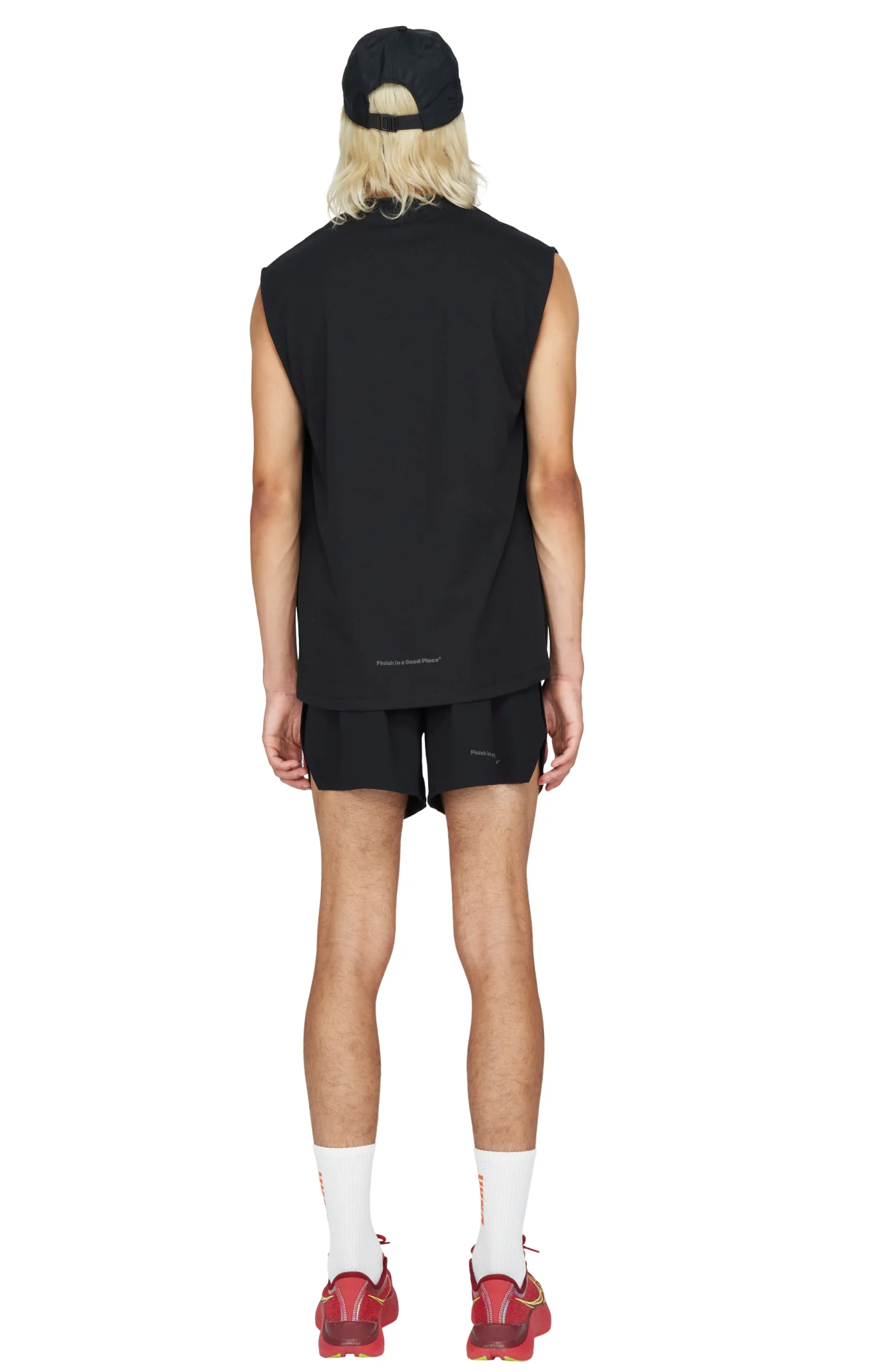 UNNA｜Men's Flex Tank "Black"