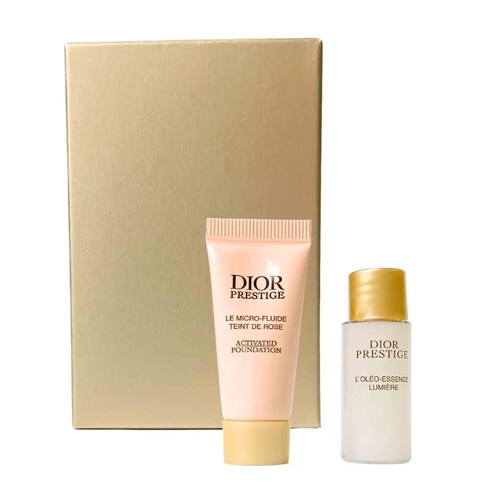 Dior 迪奧 精萃再生入門預約禮(精萃再生光燦淨白精華露10ml+精萃再生玫瑰微導粉底 #0N 5ml) -PM20260303