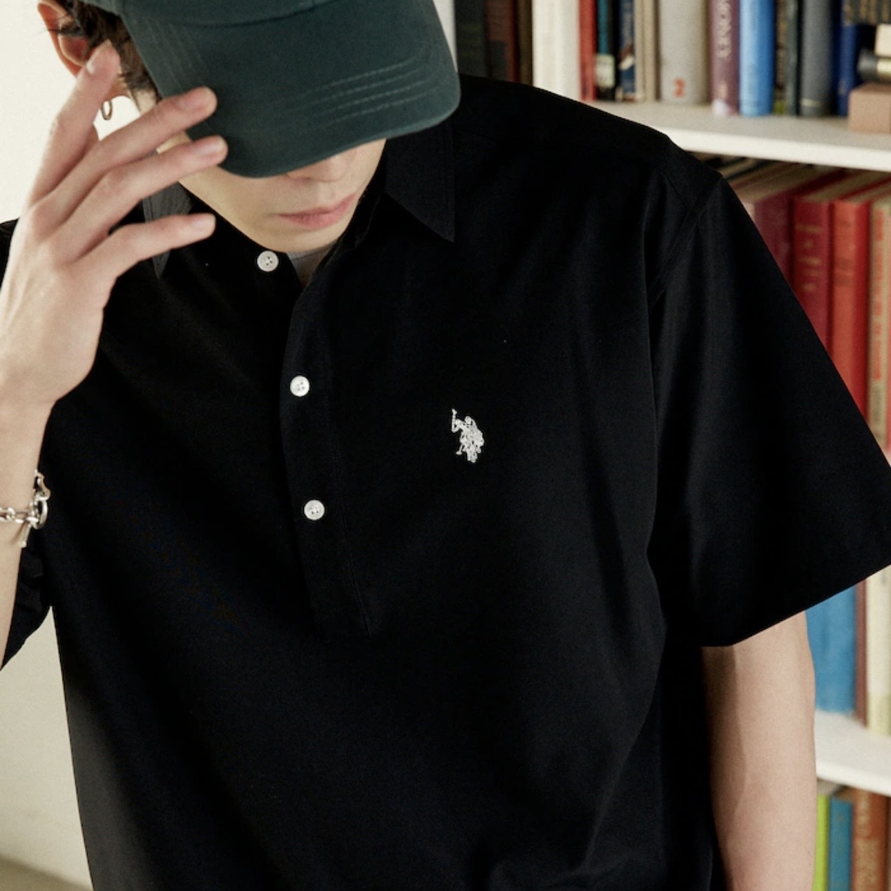 PUBLUX x U.S. POLO ASSN. 套頭衫 鈕釦 上衣 三色 中性款