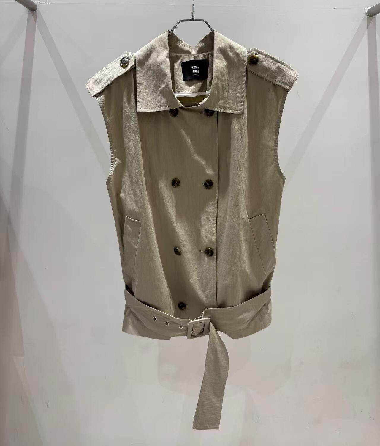 BL6021 英倫雙排扣背心乾濕褸