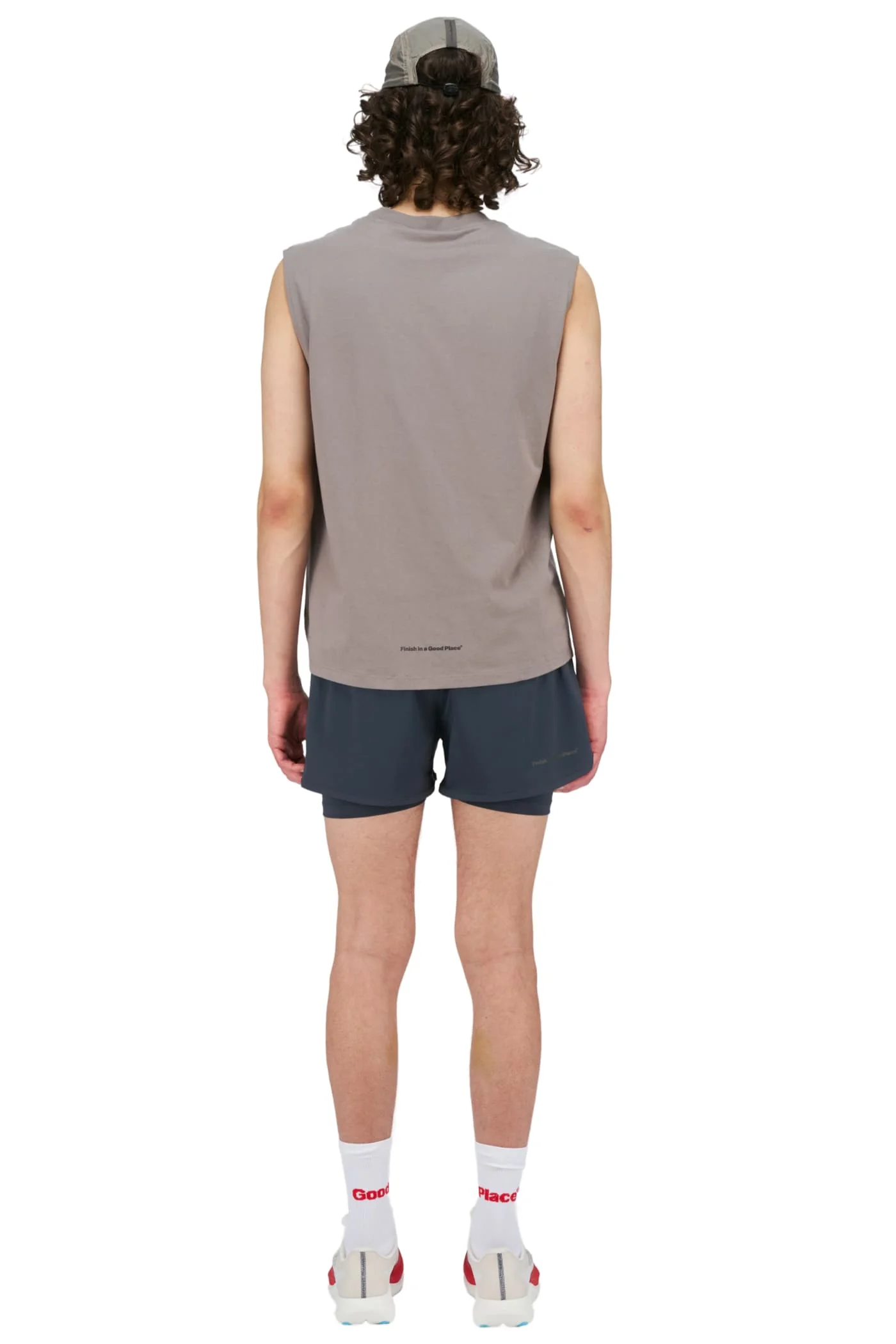 UNNA｜Men's Flex Tank "Steel Grey"