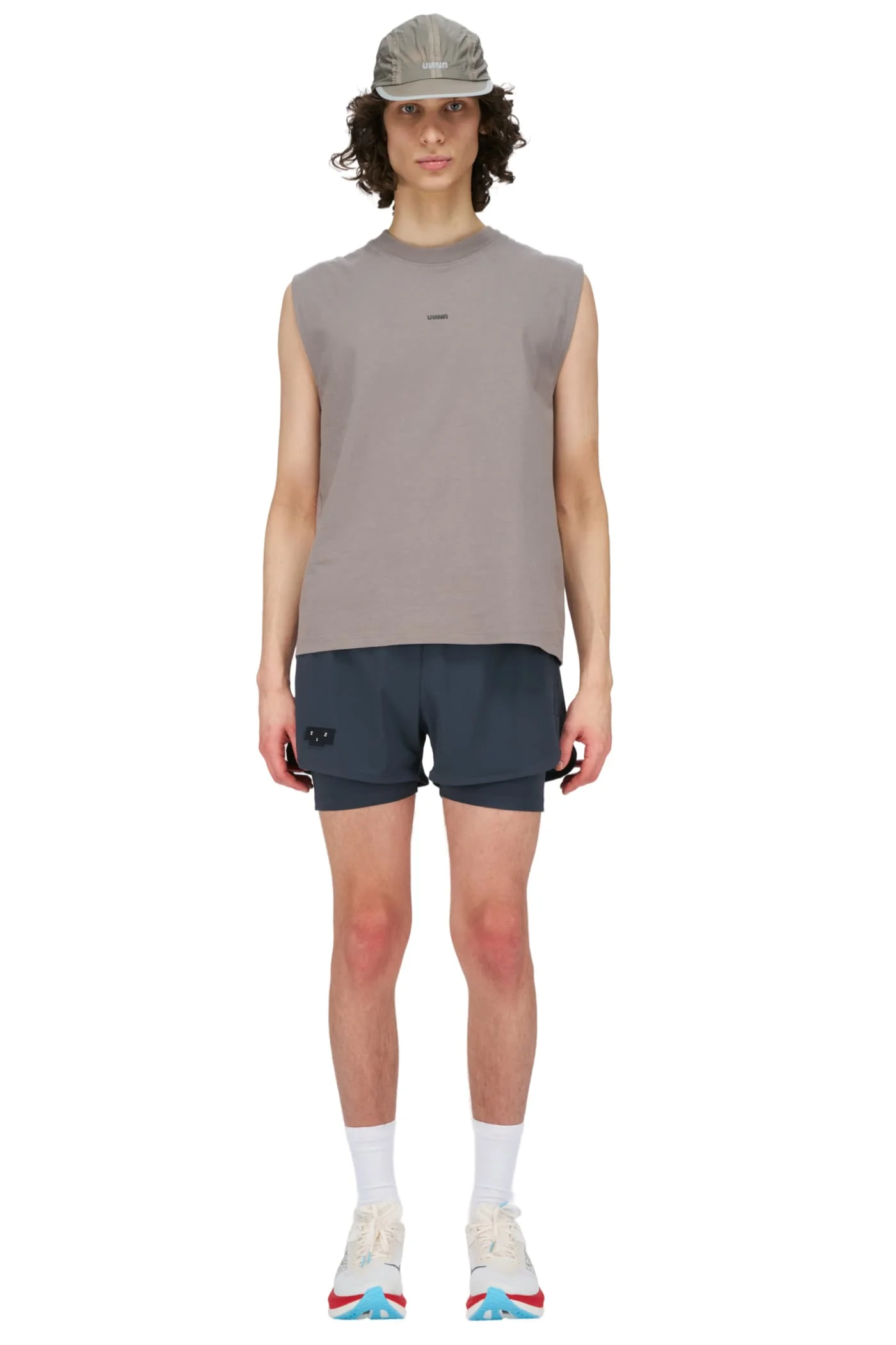 UNNA｜Men's Flex Tank "Steel Grey"