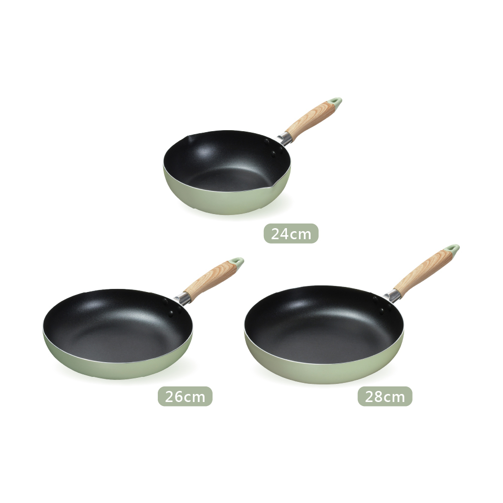Pearl Life Natural Cook 單柄煎鍋/綠色
