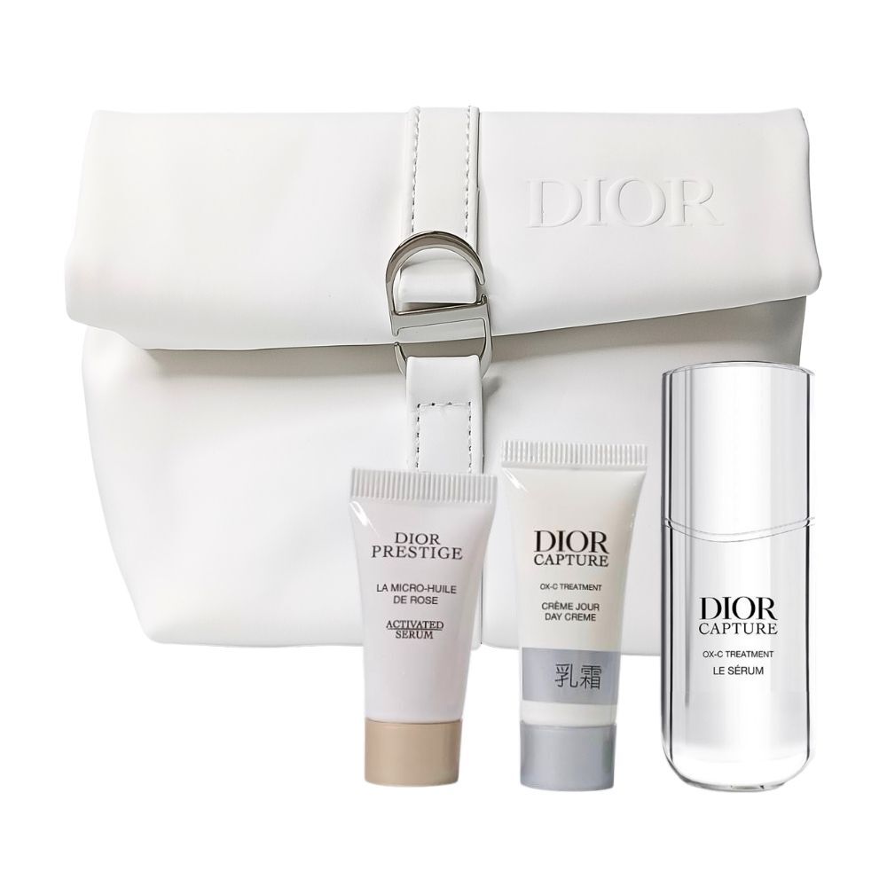 DIOR 迪奧 核心保養禮-微導精露(逆時活氧膠原精華10ml+逆時活氧膠原霜5ml+精萃再生玫瑰微導精露5ml) -PM20260310