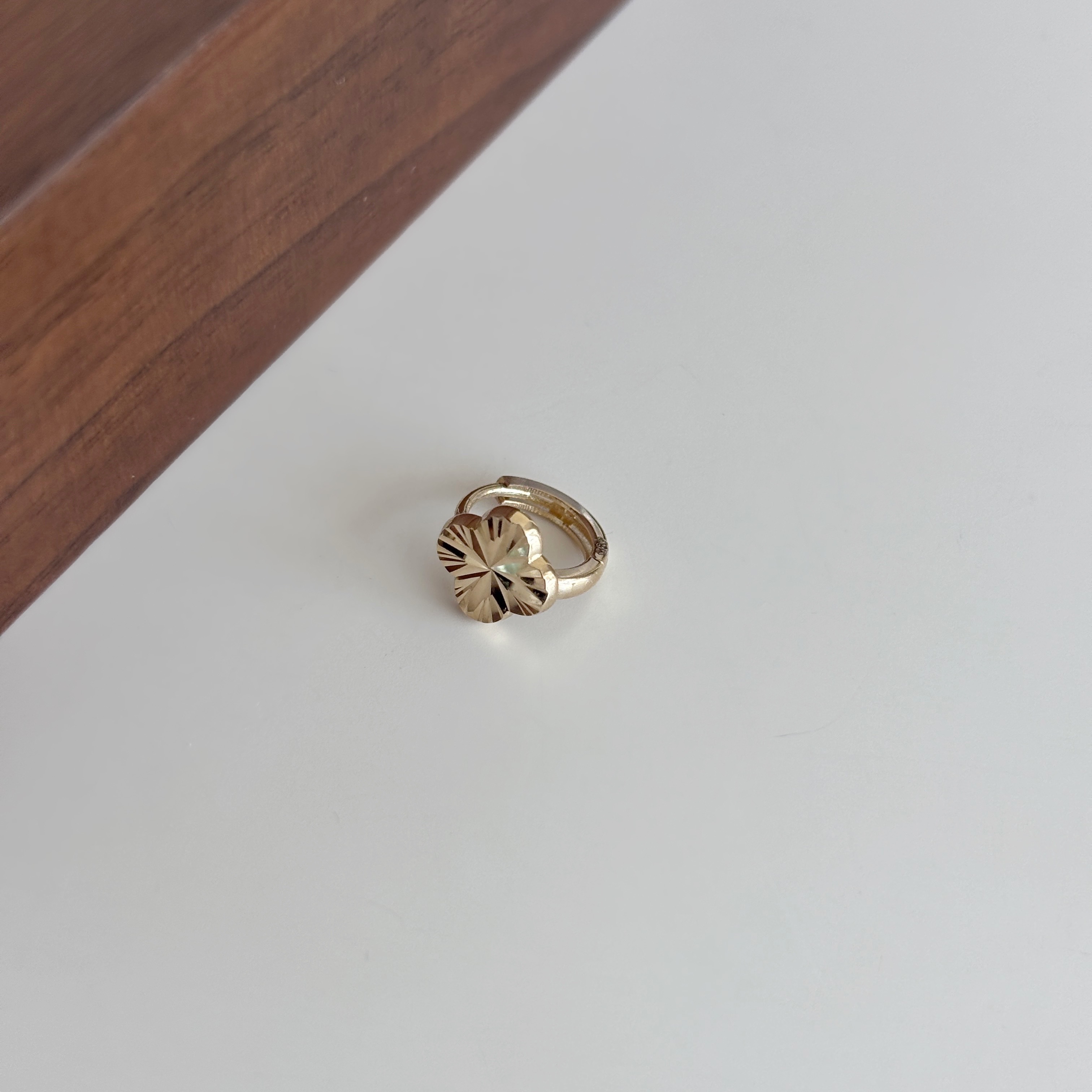 【韓國連線】14K閃閃四葉草耳圈