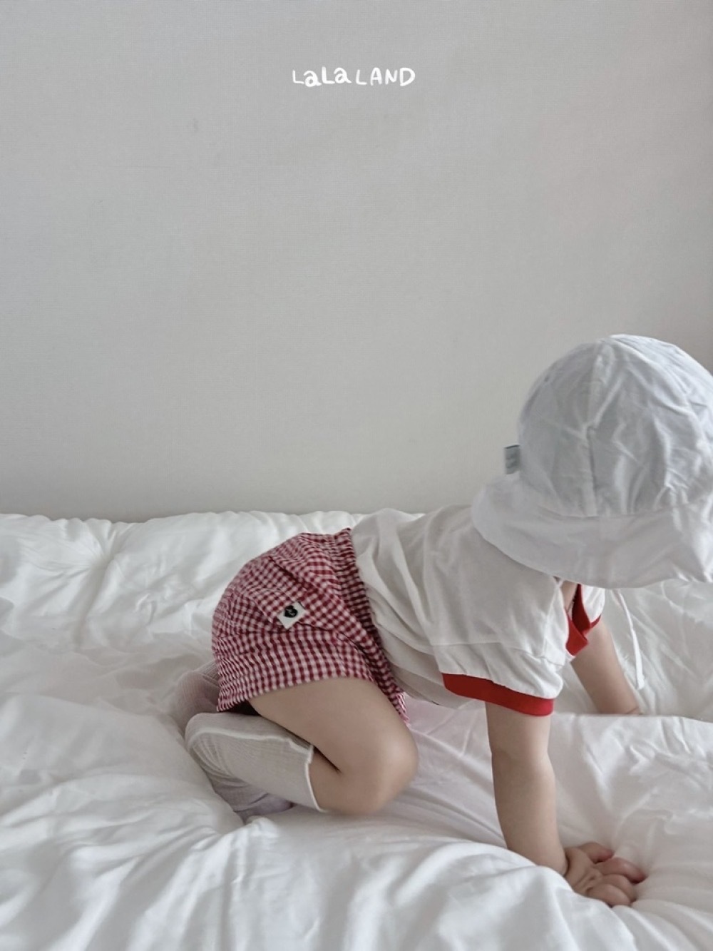 Lala land 格紋短褲 / 3色 (Bebe)