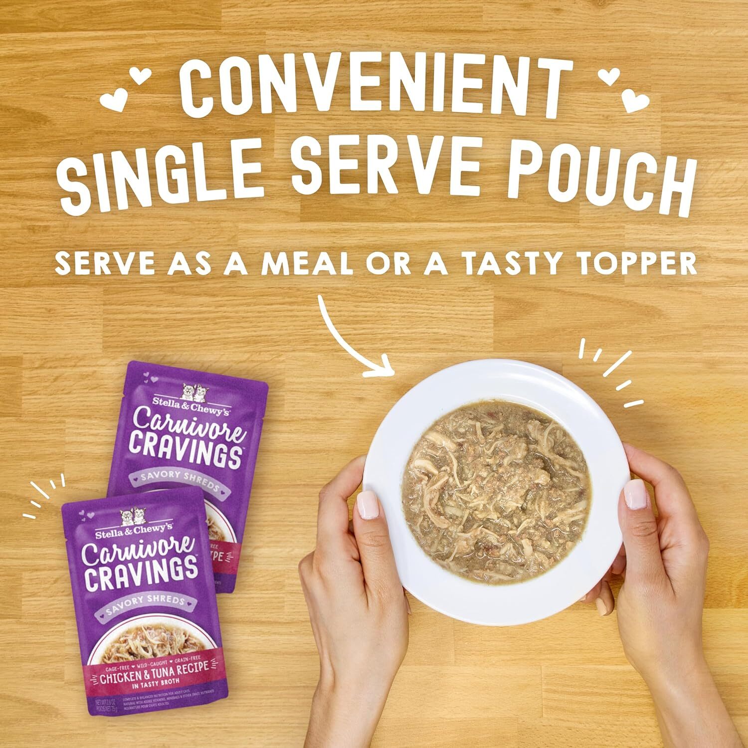 Stella & Chewy’s 肉絲主食包