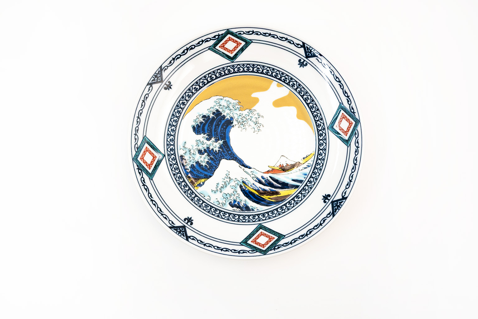 九谷燒｜ 8號皿 - 24 CM