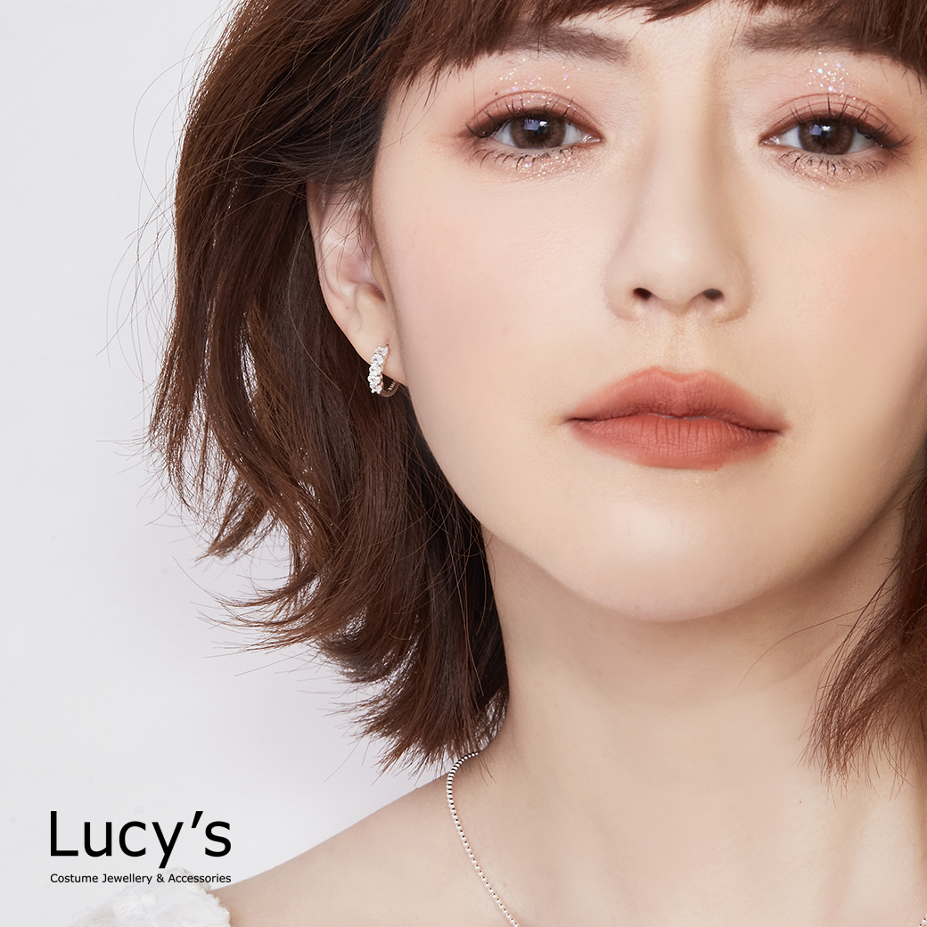 925純銀 永恆鑽 易扣耳環 (112433)