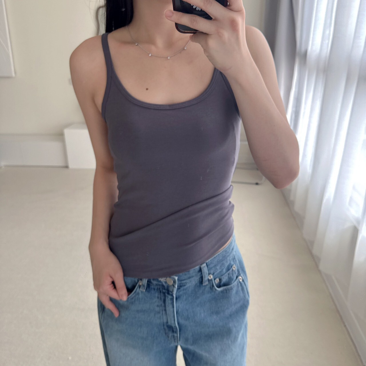 舒服棉料長版背心（bratop）（現貨）