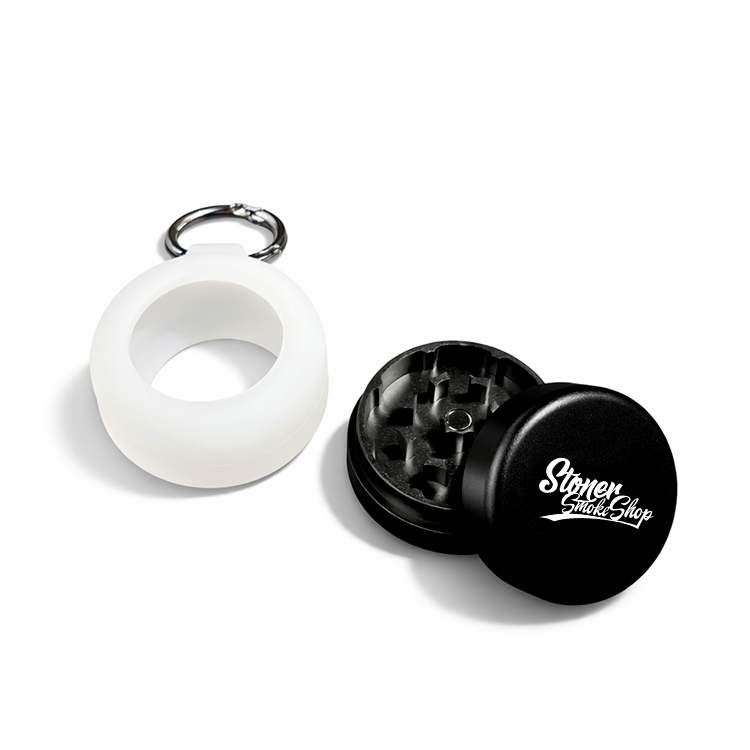 🇹🇼Stoner Smoke Shop - 2-piece Air Grinder w/Silicone Holder 馬卡龍研磨器