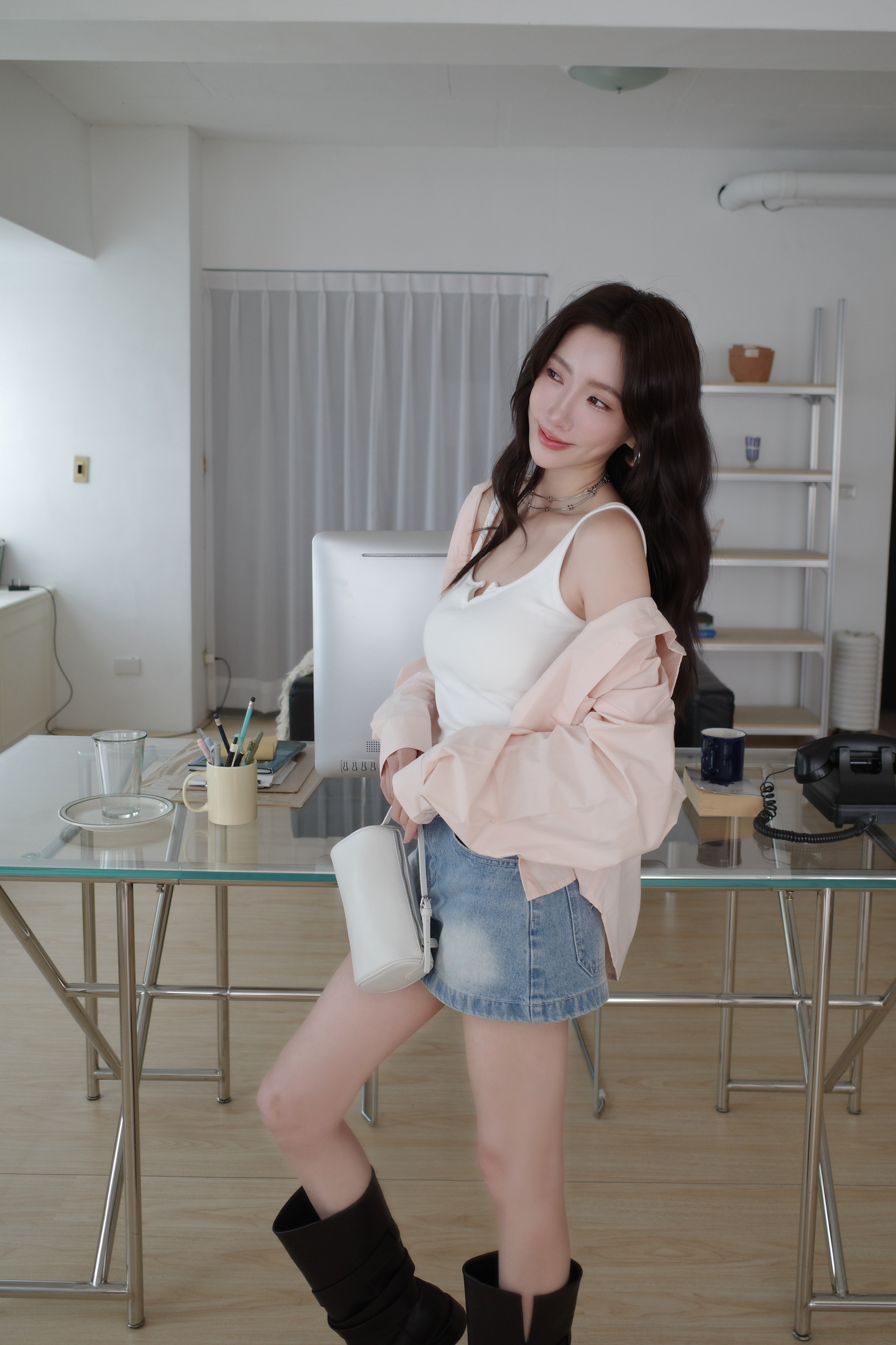 (預購)#AN27 小V領螺紋Bratop(純白/深藍/淺藍/粉/灰/白)