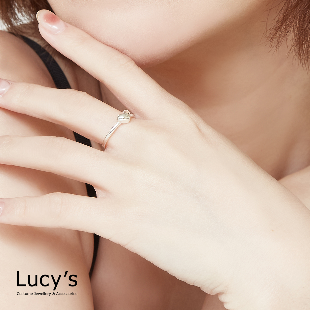 925純銀 獨心 尾戒 (125731/125732/125733)