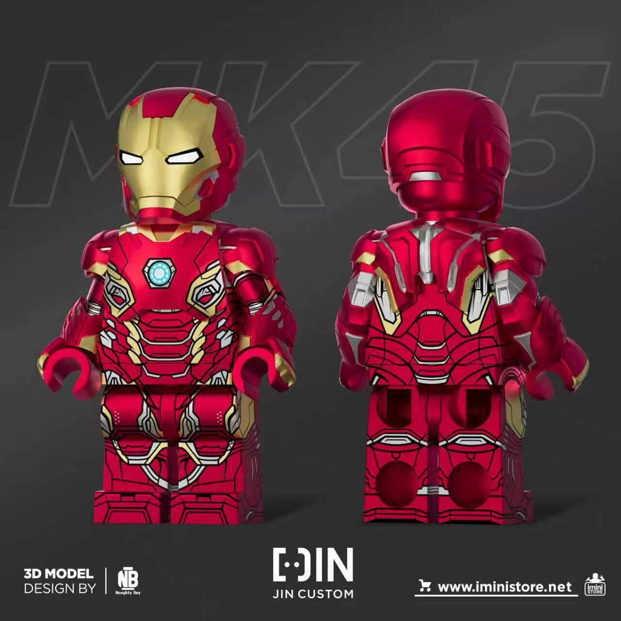 [Jin Custom][Preorder] Iron man 45 [PADprinted]