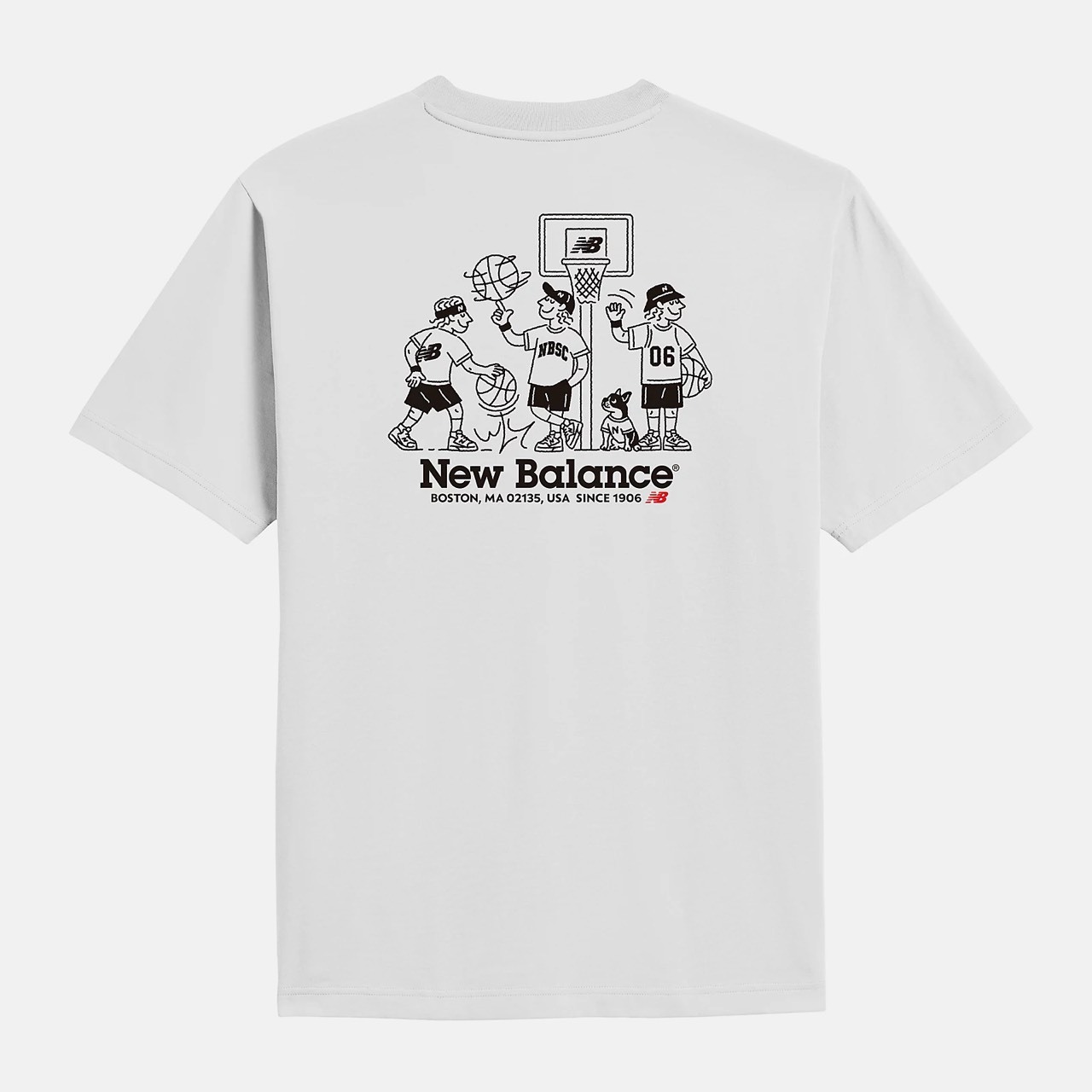 New Balance NB Boy系列 籃球隊 小標 純棉 短袖 兩色