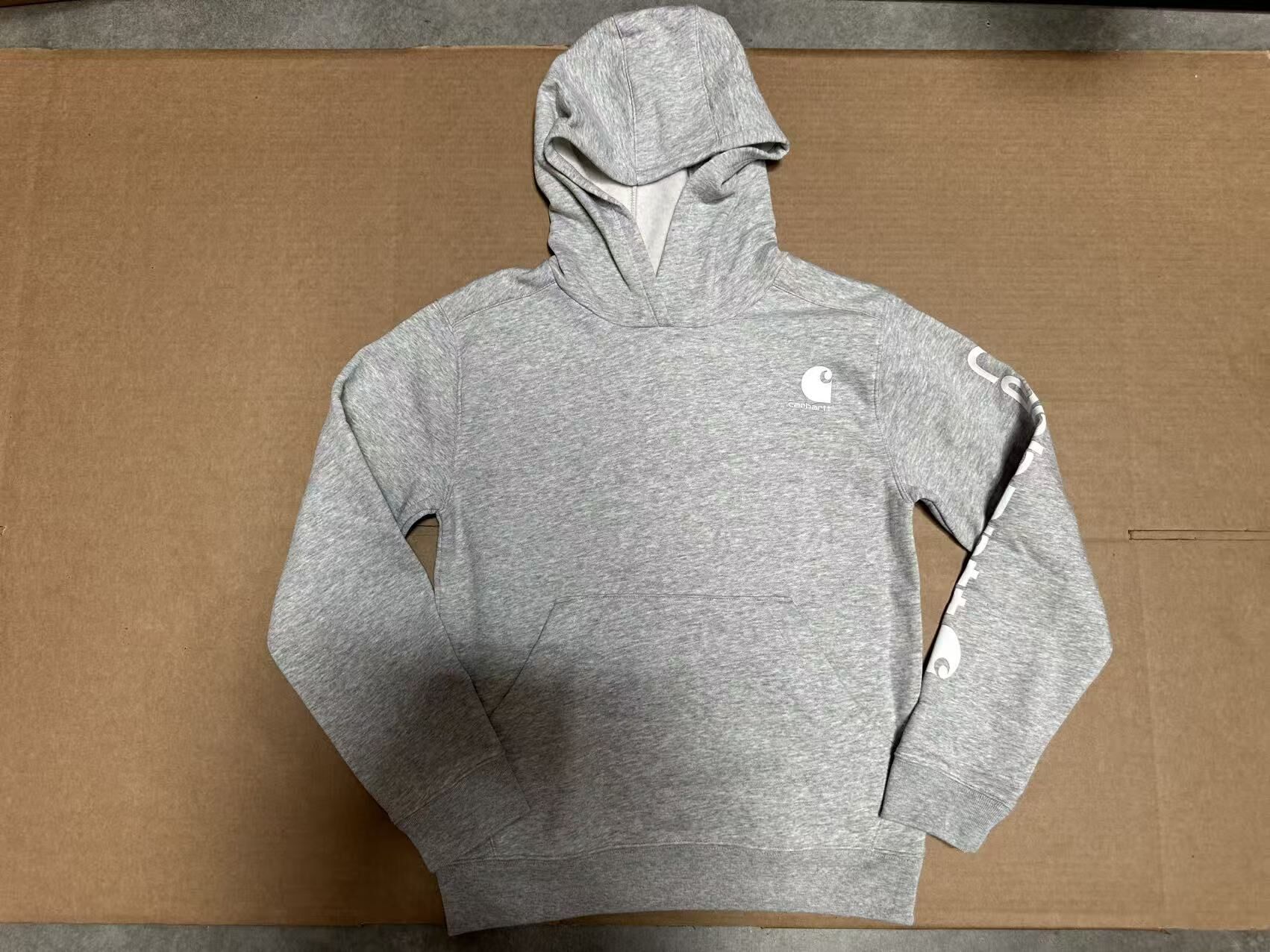 【預購】H0408143 Carhartt  大童袖標 Logo 連帽衛衣