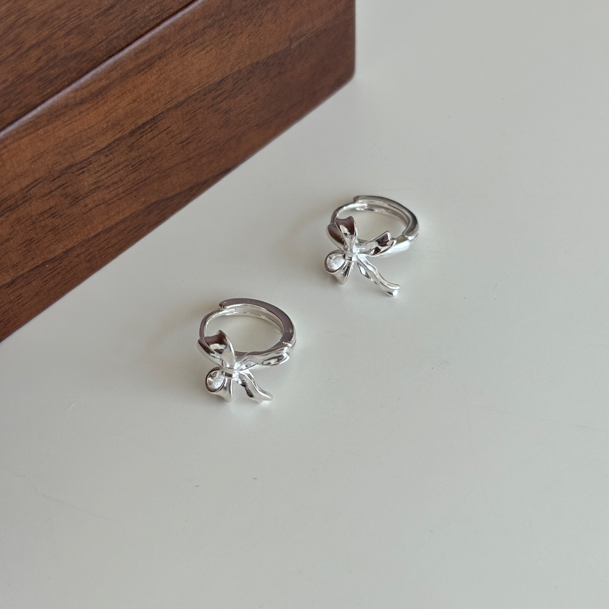 【韓國連線】手繫感蝴蝶結耳圈