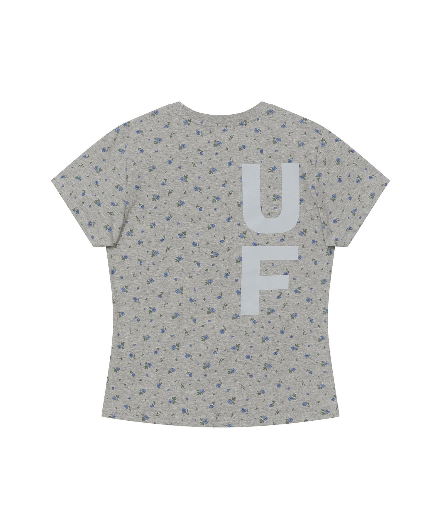 BAUF B Logo 修身短袖 花灰 BT25HS-WFGR8