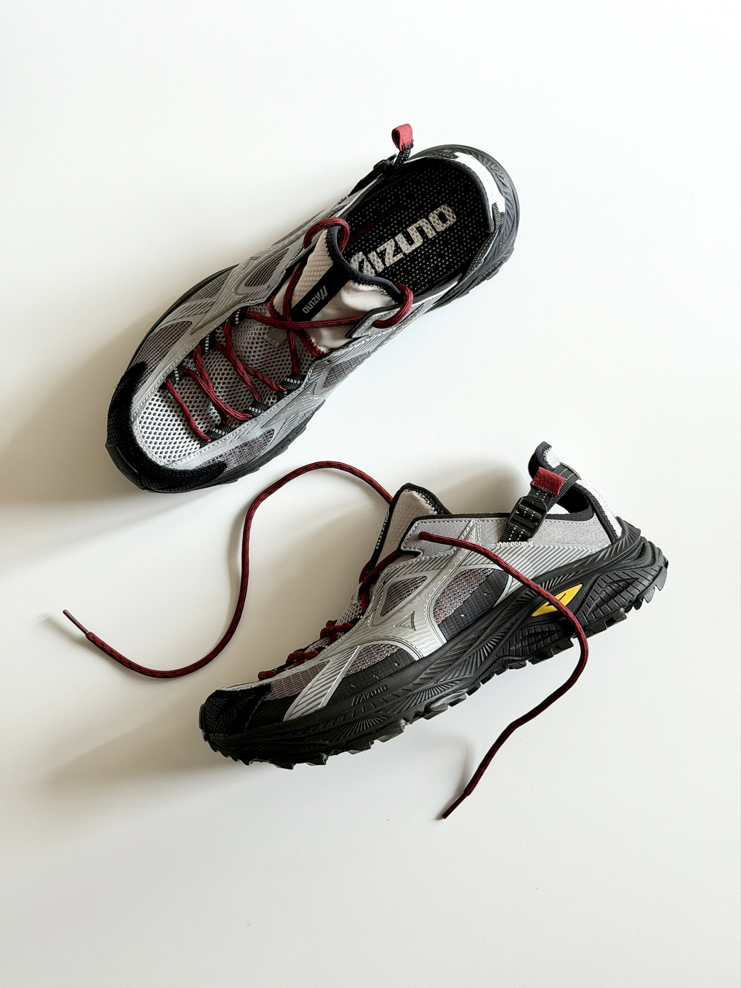 代購-Mizuno Racer Trail SE V2 山系透氣溯溪鞋 男女同款 晨霧灰 D1GH261204