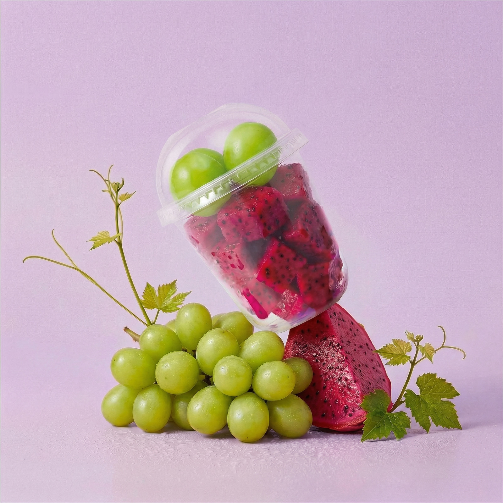 火龍果香印水果杯(350ML)