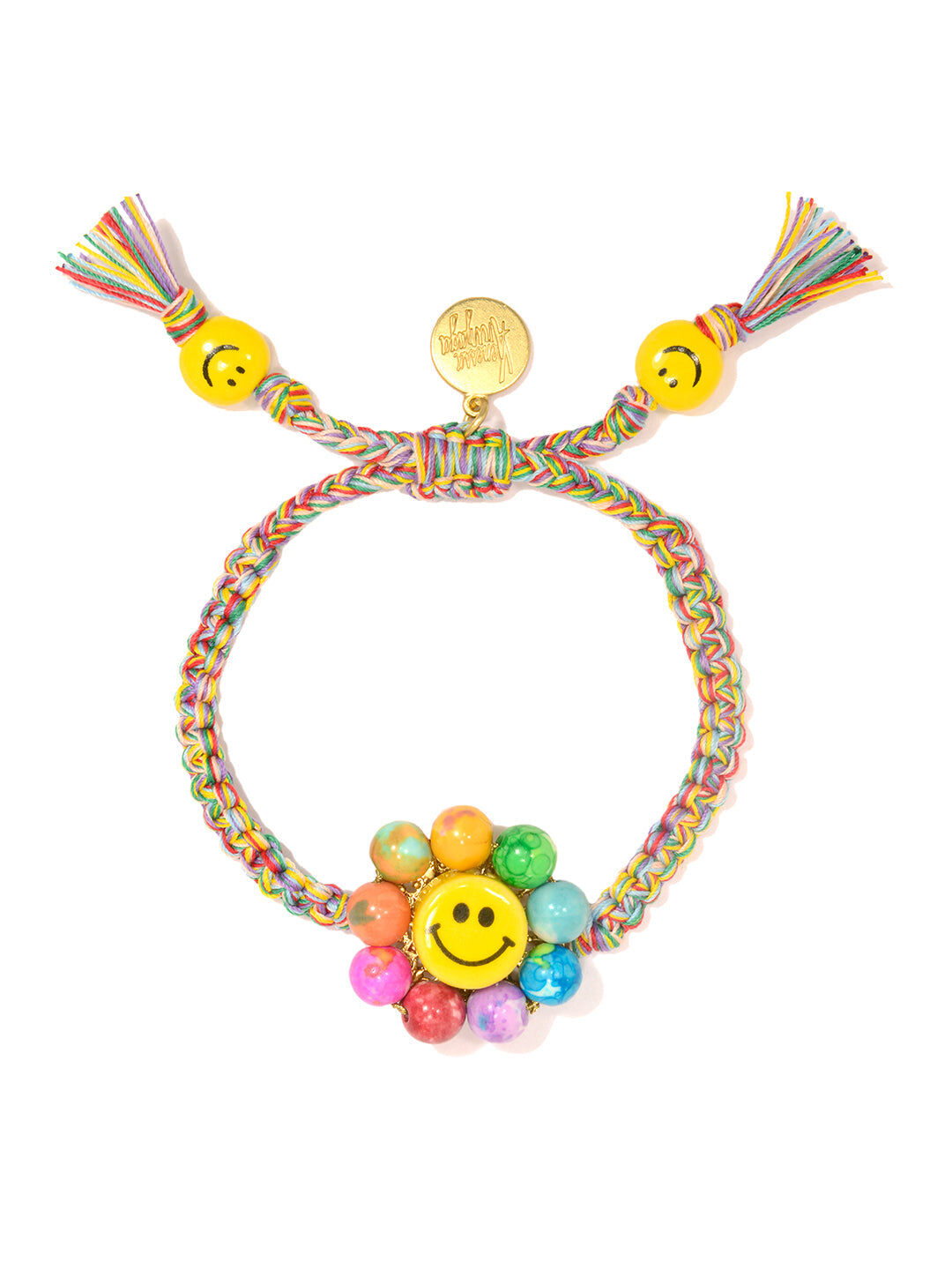 HAPPY FLOWER BRACELET (RAINBOW TIE-DYE)｜Venessa Arizaga