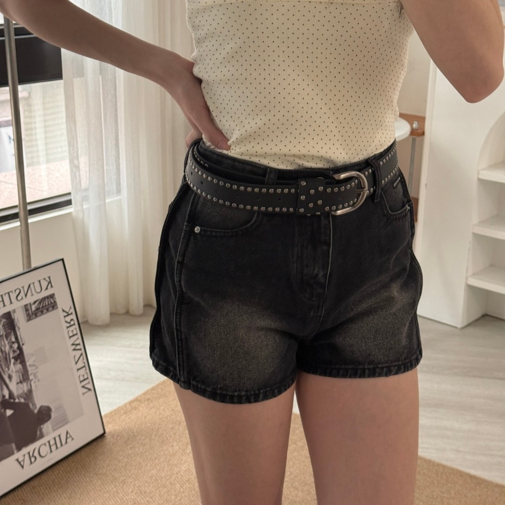 美式個性鉚釘皮帶 002718