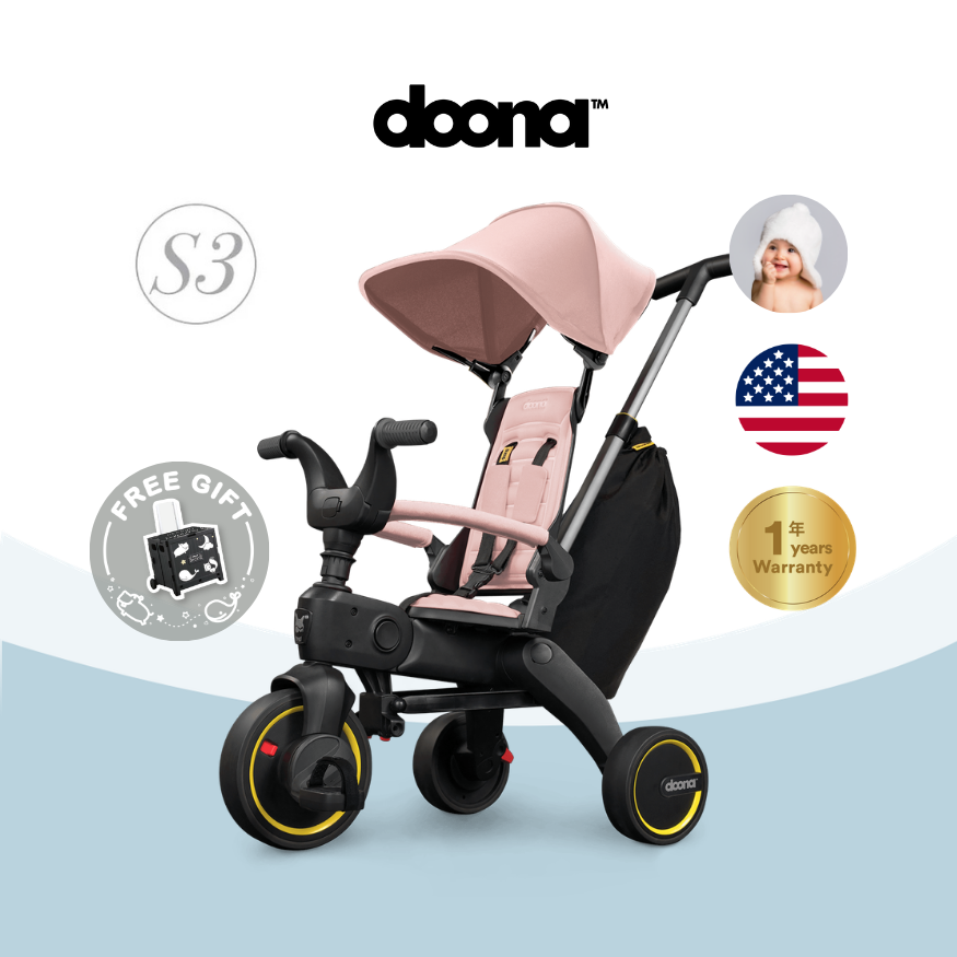Doona - Liki Trike 多功能三輪輕便推車 (S3,粉色)