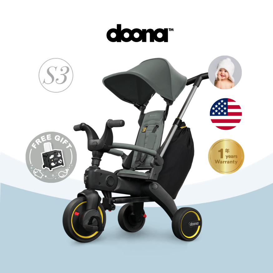 Doona - Liki Trike 多功能三輪輕便推車 (S3,板岩綠)