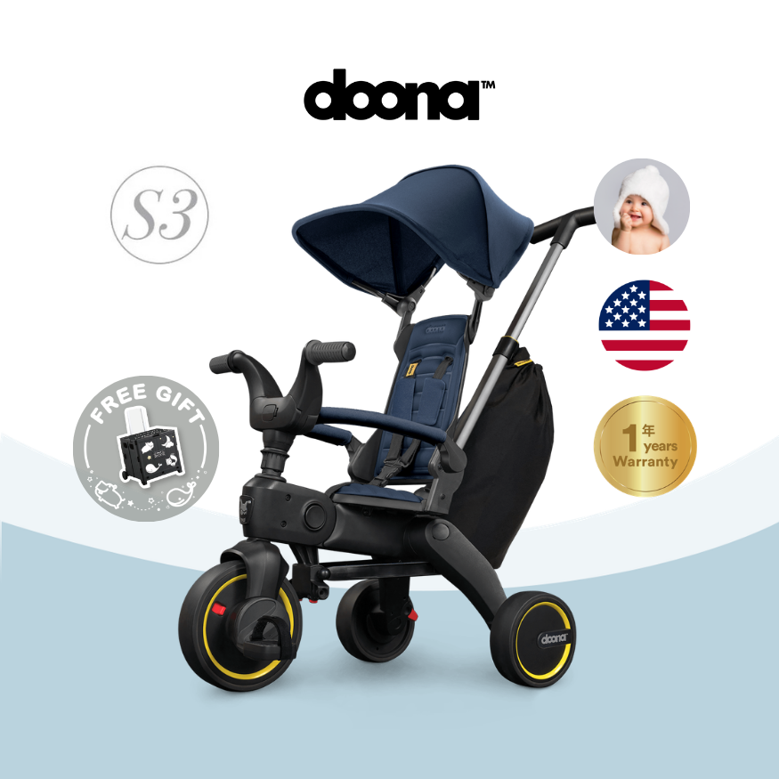 Doona - Liki Trike 多功能三輪輕便推車 (S3,深藍色)