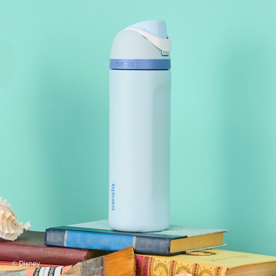 【預購】美國 Owala X 迪士尼 公主系列 聯名款 水壺 吸管杯 手柄提把 保溫杯 24oz / 710ml 附貼紙