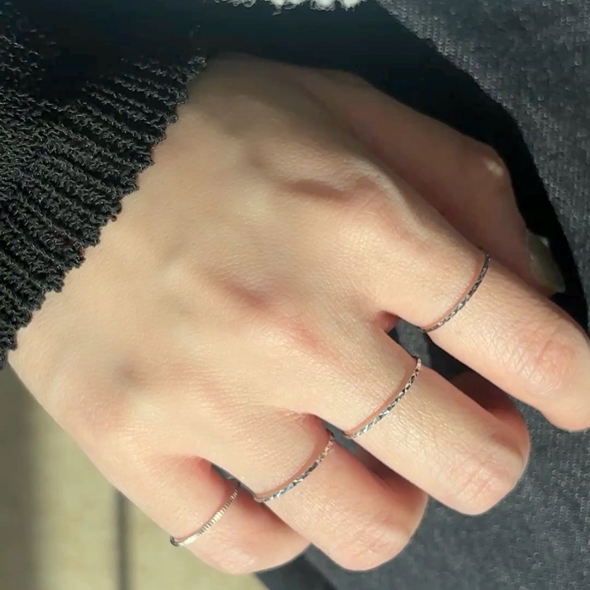 【韓國連線】14K切割線戒