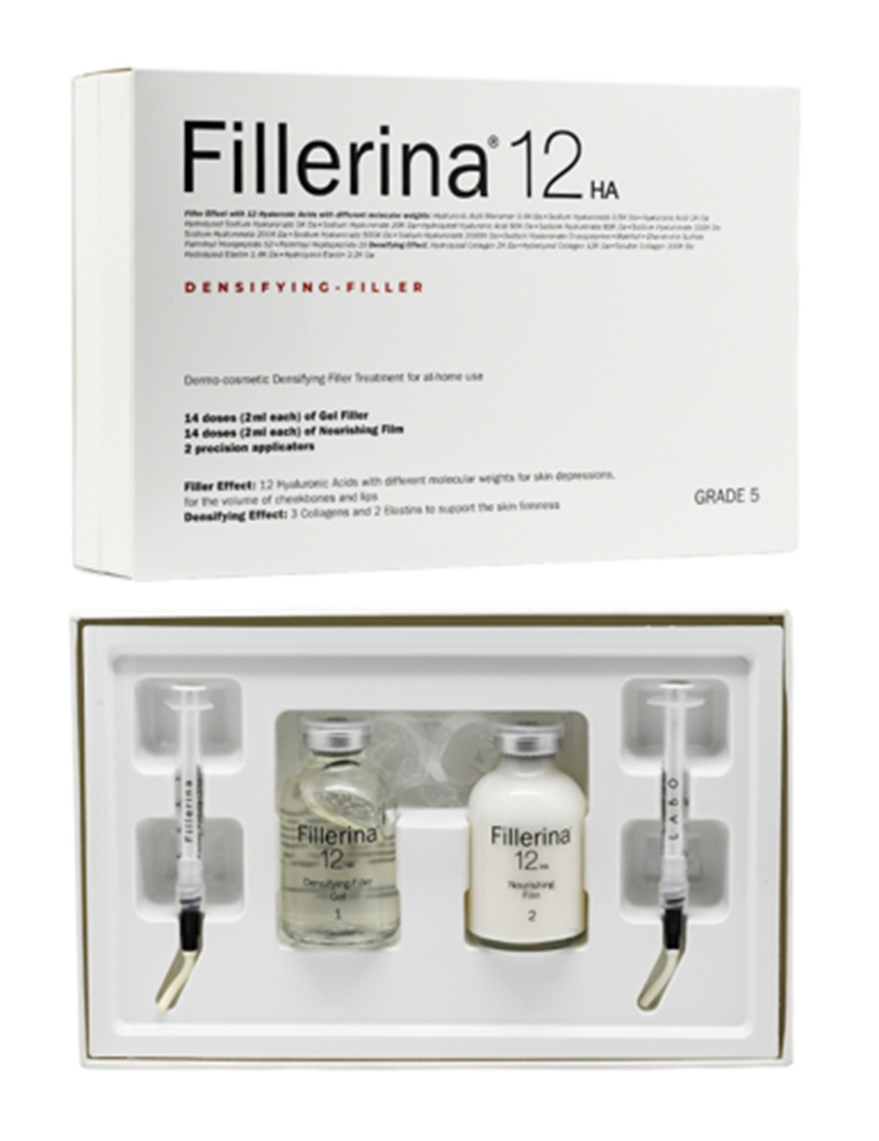 (7016)【多件優惠】Fillerina 透明質酸填充去紋療程-5級 30毫升x 2瓶