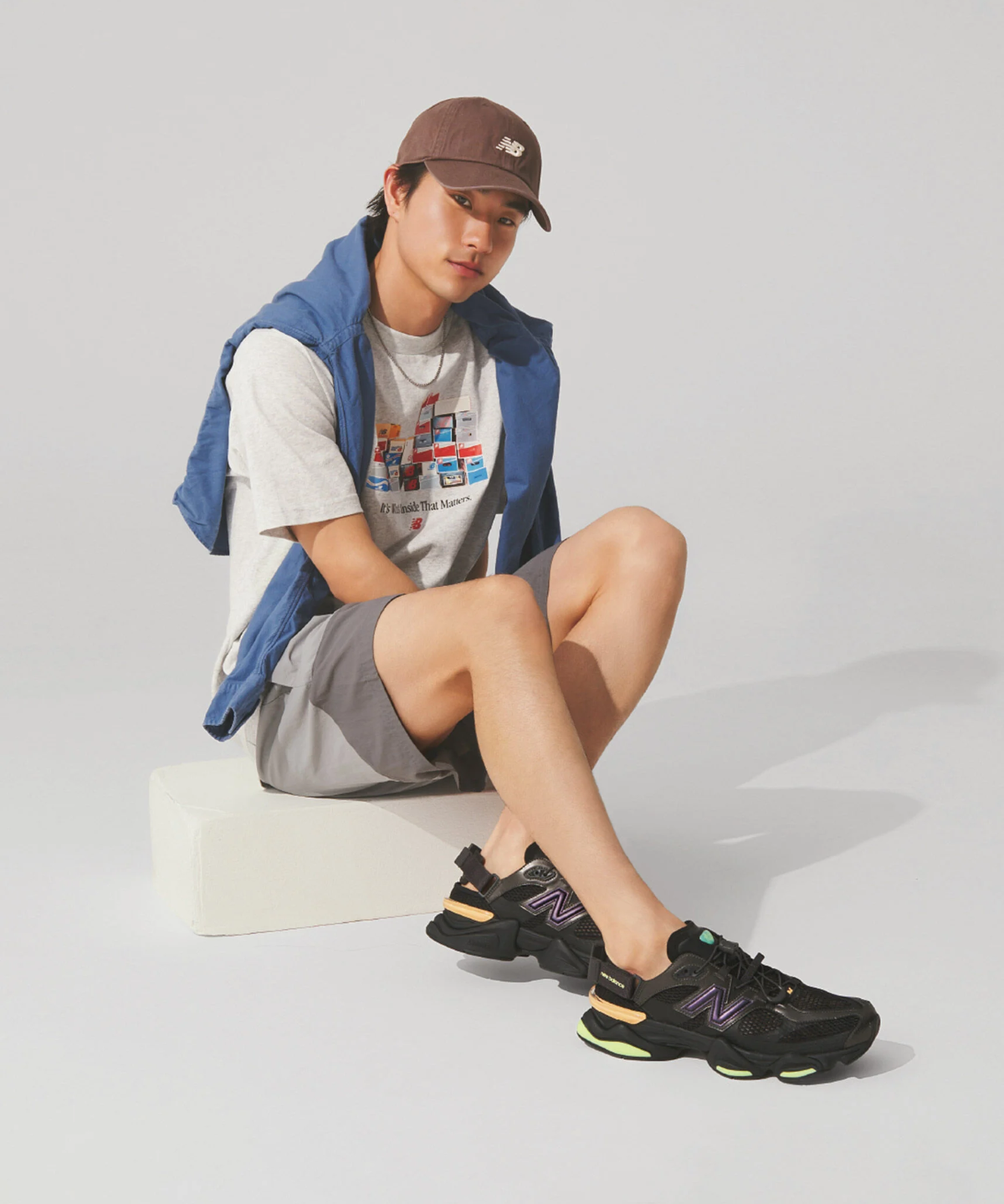 NEW BALANCE 9060 Summer Pack 暗黑系 涼鞋款 "BLACK - Afterglow" [售完即止!]