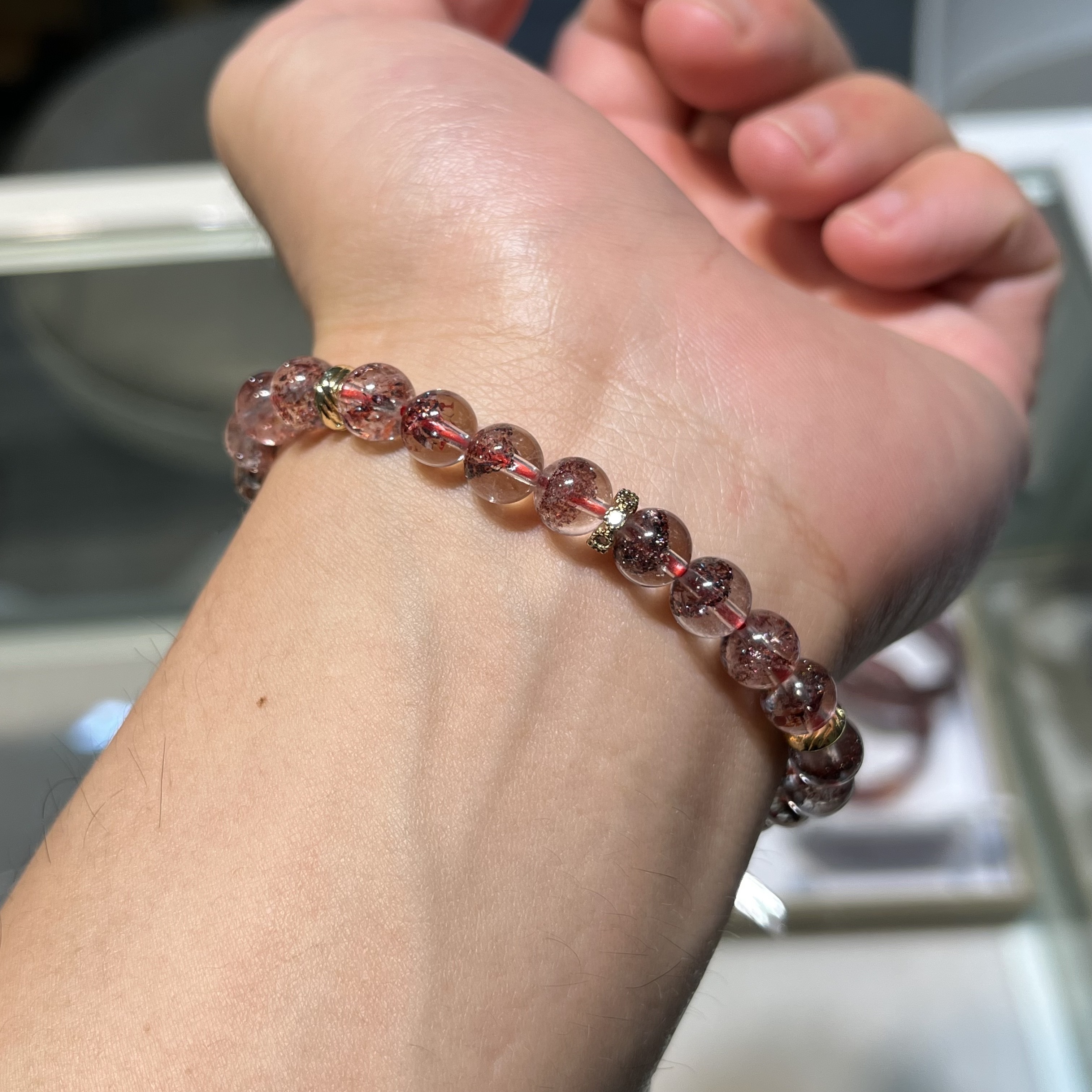 全紅超級七手串 13184 7mm