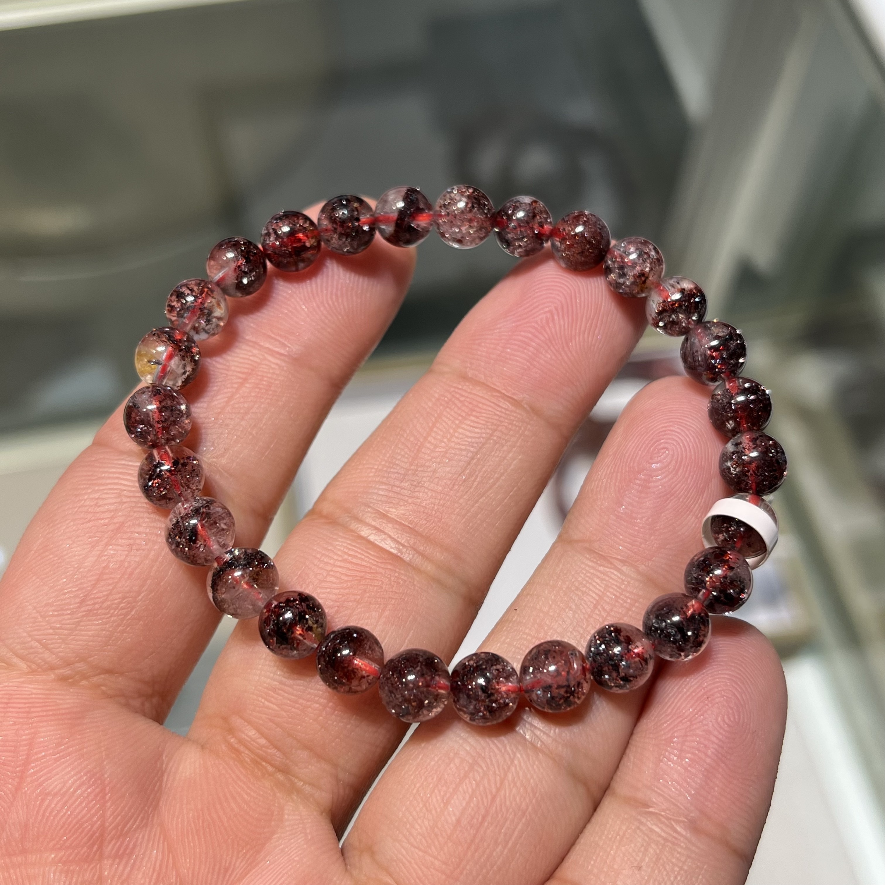 全紅超級七手串 12504 6.5mm