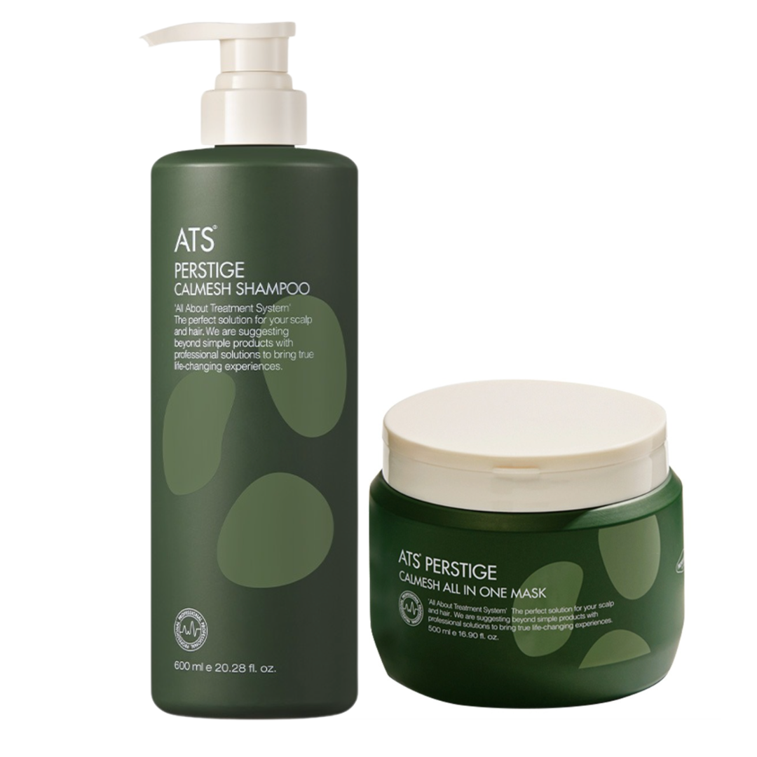 ATS Perstige (Calm+Fresh) Calmesh Shampoo + All-in-One Mask 抗敏鎮靜洗護套裝 600ml+500ml